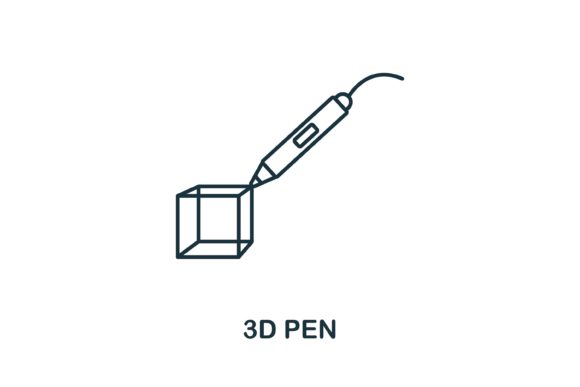 3D Pen Icon: Streamlining Visual Design Projects