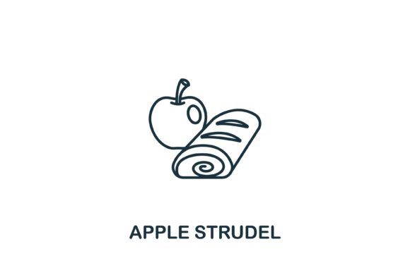 Apple Strudel: Leveraging a Classic Bakery Icon for Modern Visual Design