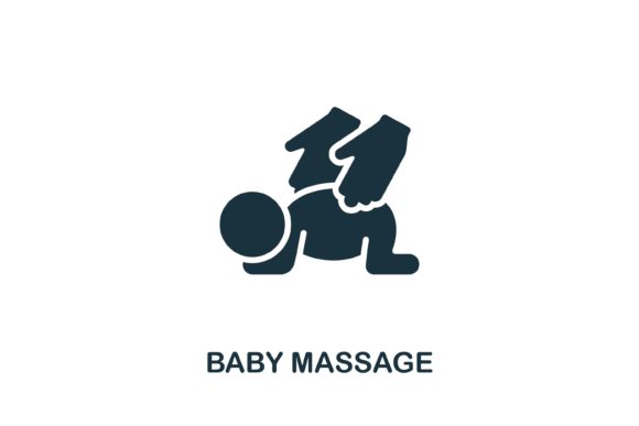 Baby Massage Icon: Strategic Visual Communication for Child Development Content