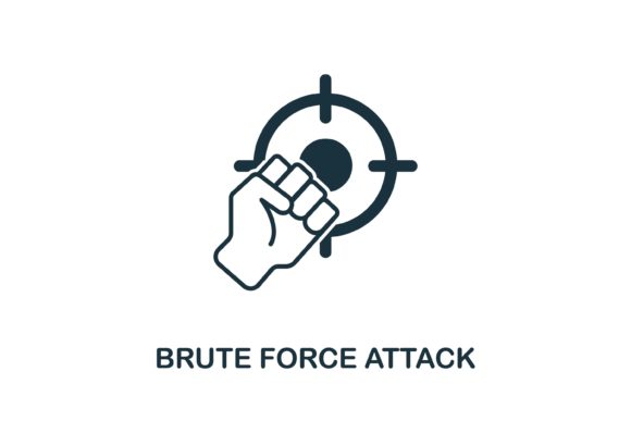 Brute Force Attack: Visualizing Cybersecurity Threats in Modern Design