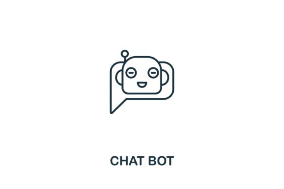 Chat Bot Icon Design for Modern AI Interfaces