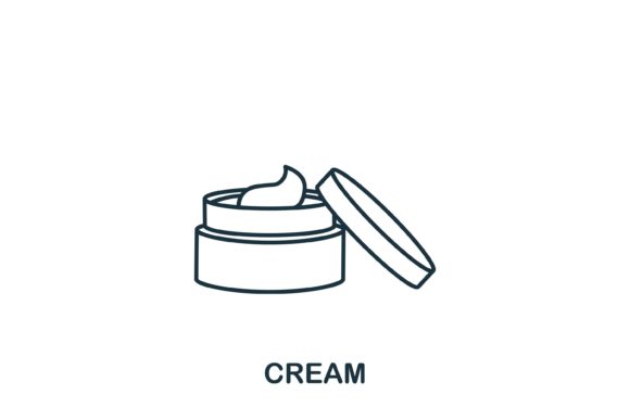 Evaluating Cream Icons for Beauty and Web Design Projects