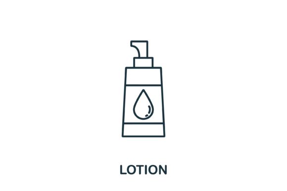 Evaluating Lotion Vector Icons for Beauty and Web Design Projects