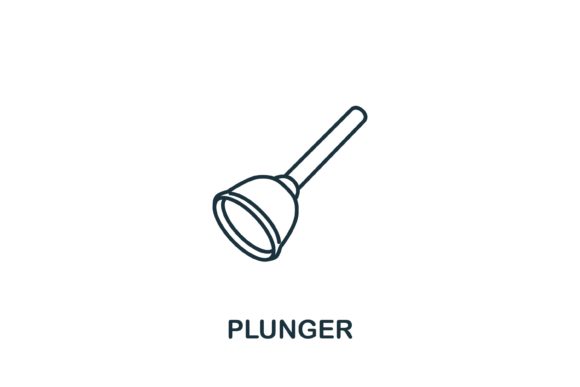 Integrating the Plunger Icon from Cleaning Collection into Professional Digital Design