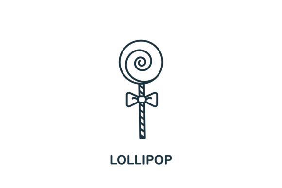 Lollipop: A Versatile Vector Symbol for Baby-Themed Design and Beyond