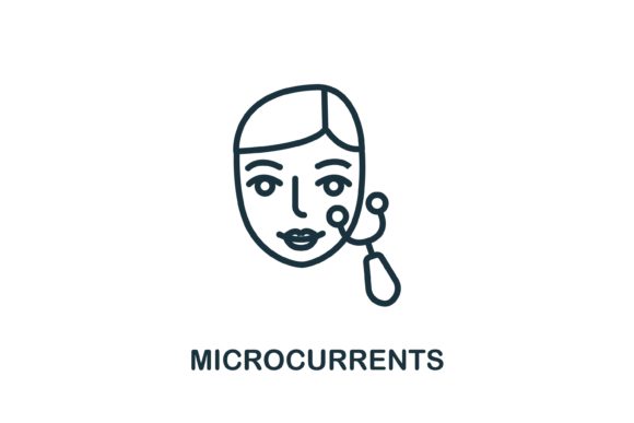 Microcurrents Icon: Selecting the Right Vector Asset for Professional Aesthetics