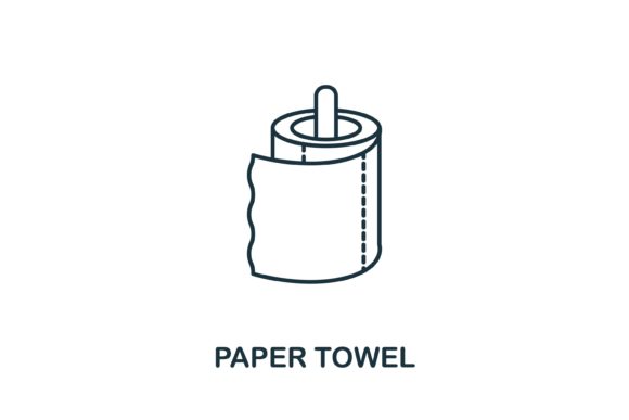 Paper Towel Icons: Elevating Hygiene and Cleaning Visuals in Digital Design