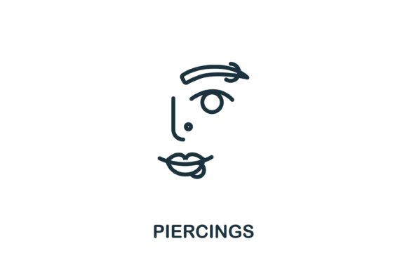 Piercings Icon: A Practical Asset for Cosmetology and Body Art Design