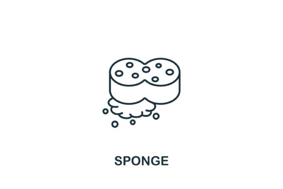 Sponge Icon from Cleaning Collection for Design