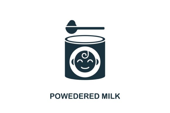 Strategic Application of the Powdered Milk Icon in Digital Design and Brand Communication