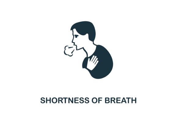 Strategic Application of the Shortness of Breath Icon in Visual Communication