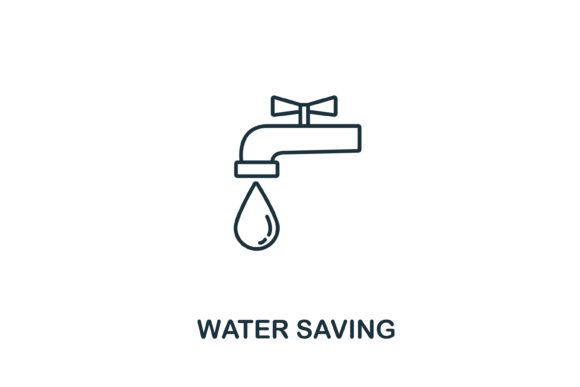 Water Saving Icons: Design for Sustainability